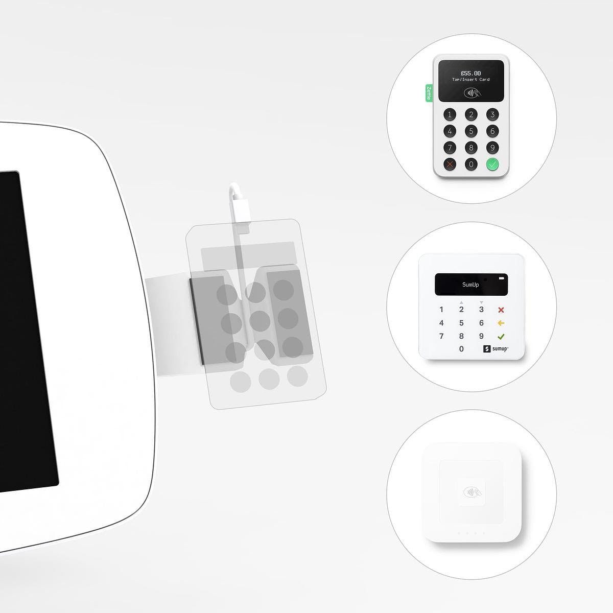 Universal Card Reader Mount für Bouncepad Tablet Kiosks