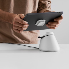 Bouncepad Click universelle iPad- und Tablet-Dockingstation weiß