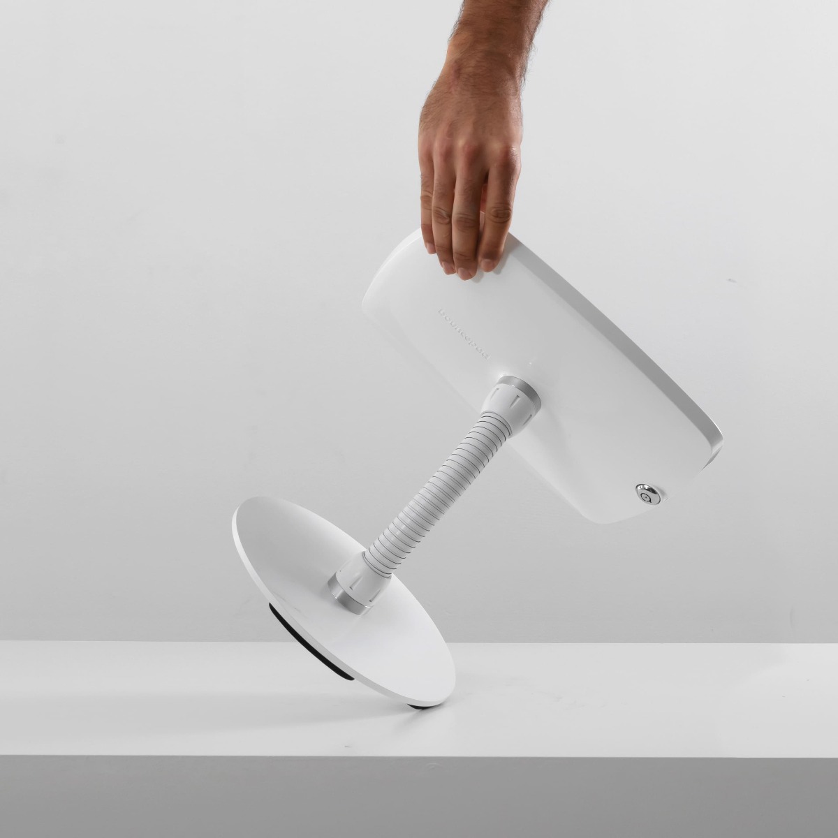 Bouncepad Counter Flex Tablet Kiosk mit stabilem Fuß und Schwanenhals