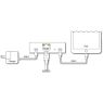 Redpark Gigabit Ethernet + USB-C Power Adapter C6-NETUSBC