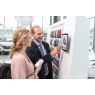 Tablet wandhouder showroom