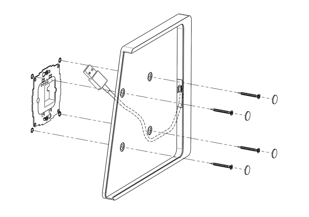 Wandhalterung für iPad 10,2 Zoll | Displine Companion Wall Home