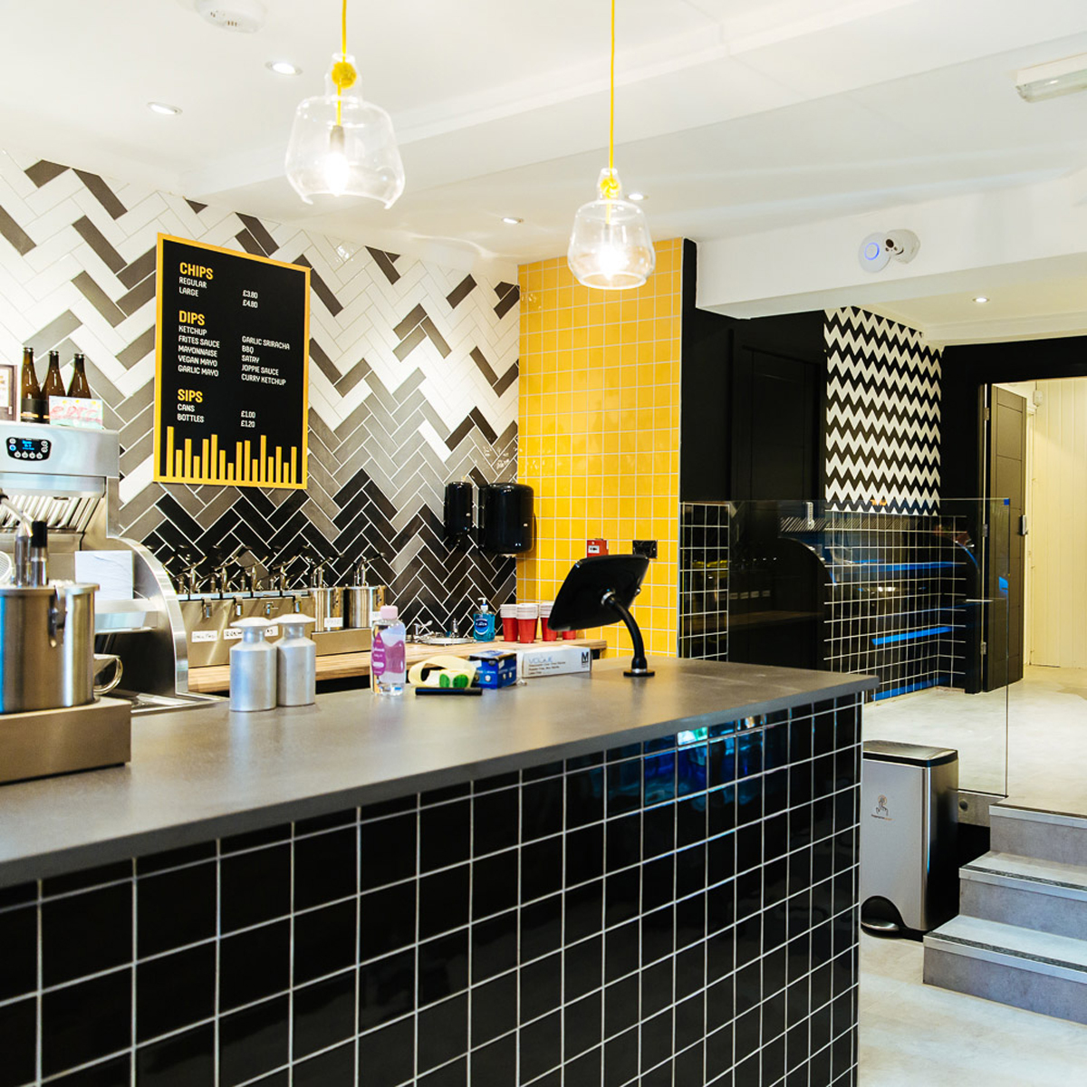 Bouncepad Flex - iPad Halterung mit flexiblem Schwanenhals, Restaurant