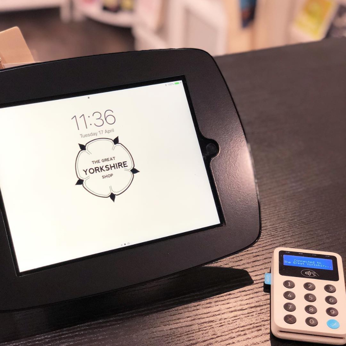 Bouncepad iPad und Tablet Tischhalterung für POS