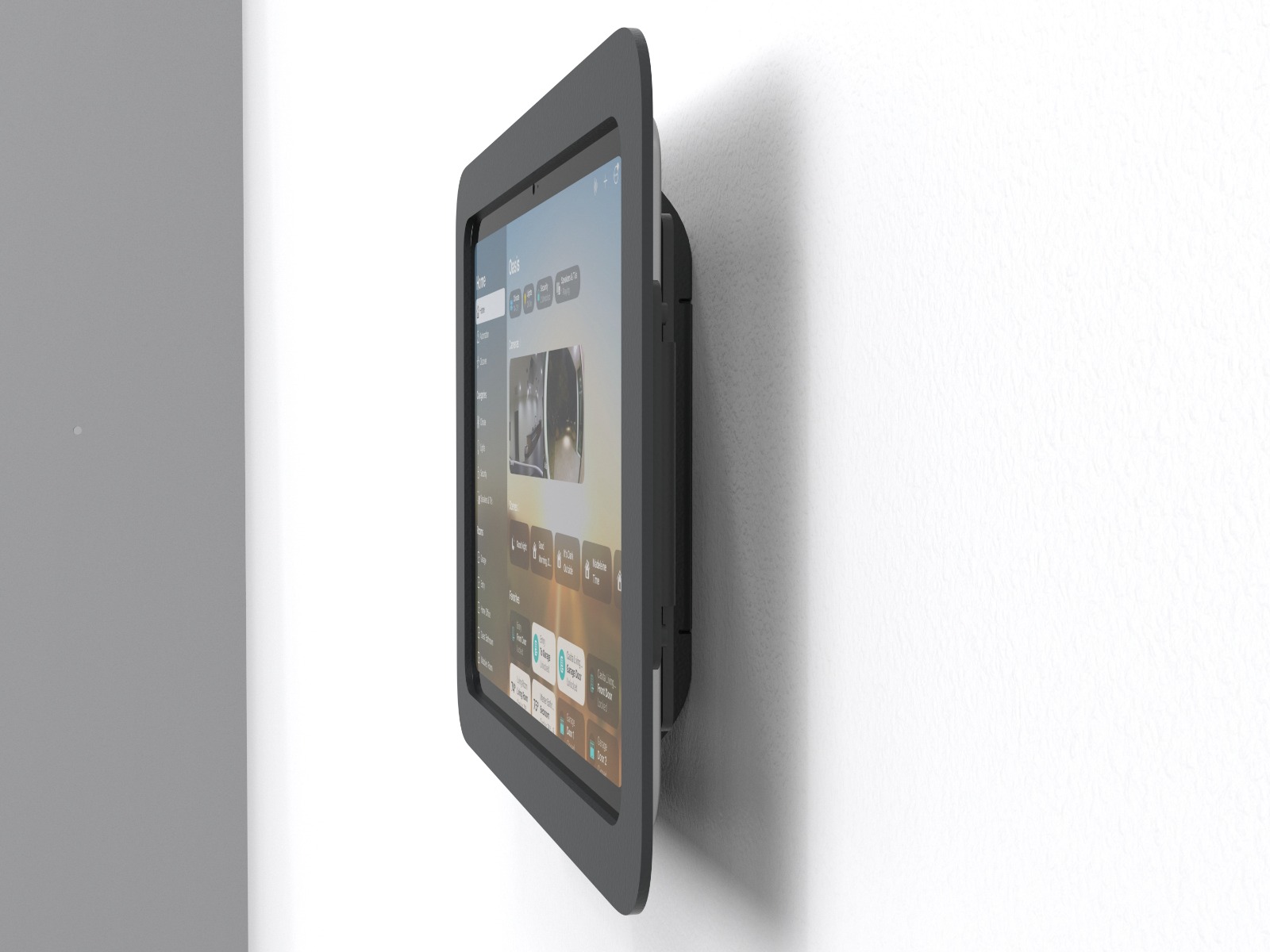 H756 BG black zwart OnWall iPad 10 wall mount muurhouder Heckler Design