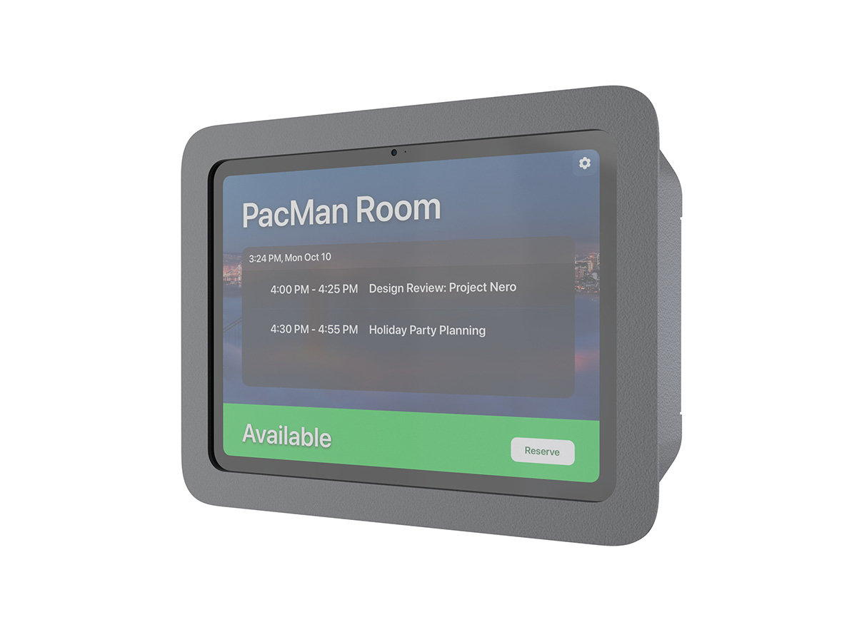 Heckler Room Scheduler Mount: Front Mount for iPad 10