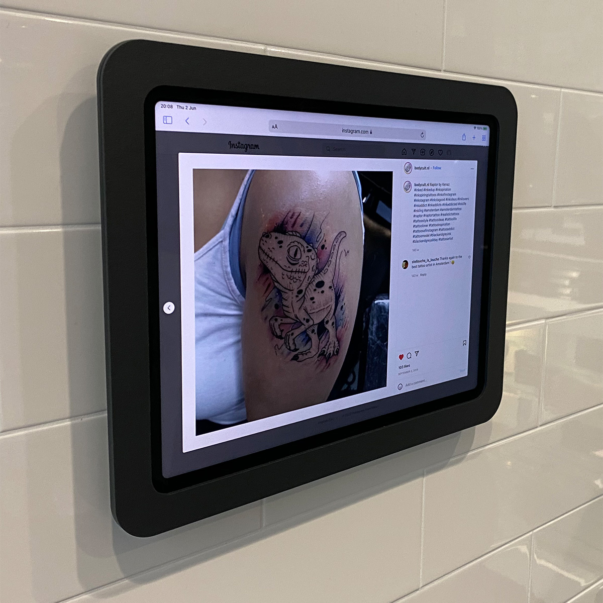 iPad Wandhalterung für iPad Pro 12,9 Zoll (2018-2022)