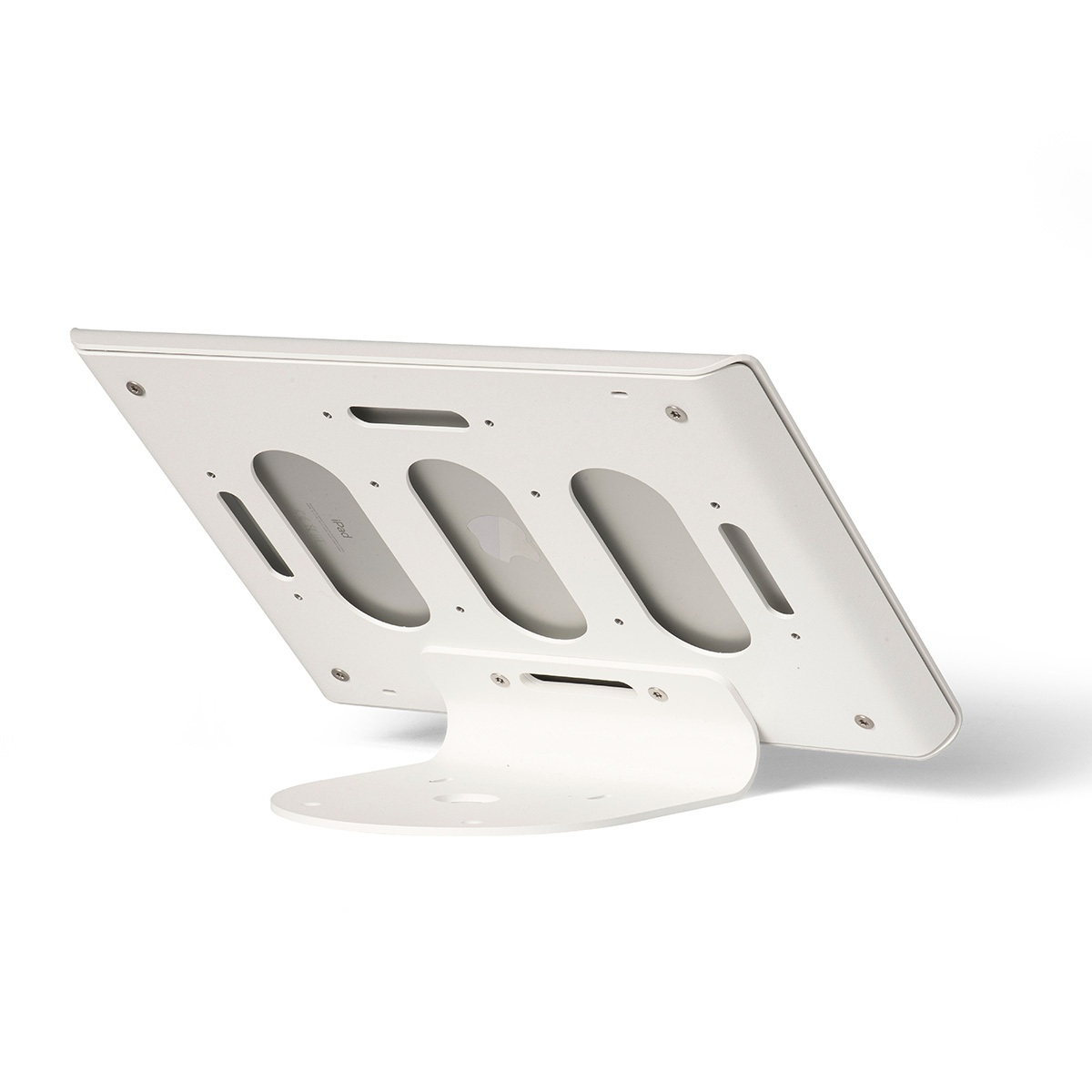 iPad Tischhalterung Rückseite, weiß