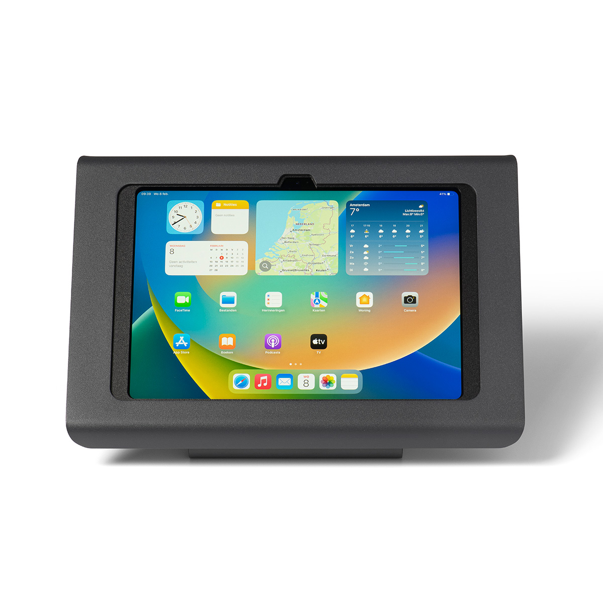 Tabdoq iPad Halterung für iPad, schwarz