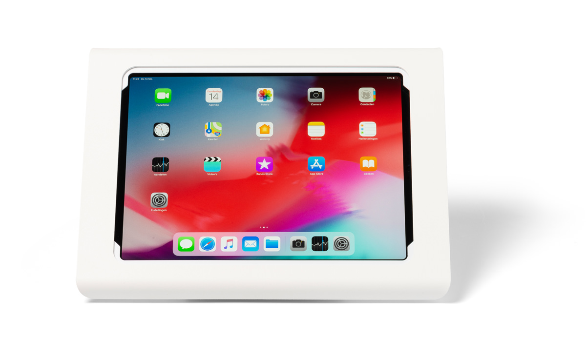 Tabdoq diebstahlsicher iPad Tischhalterung für iPad Pro 12,9 Zoll, weiß