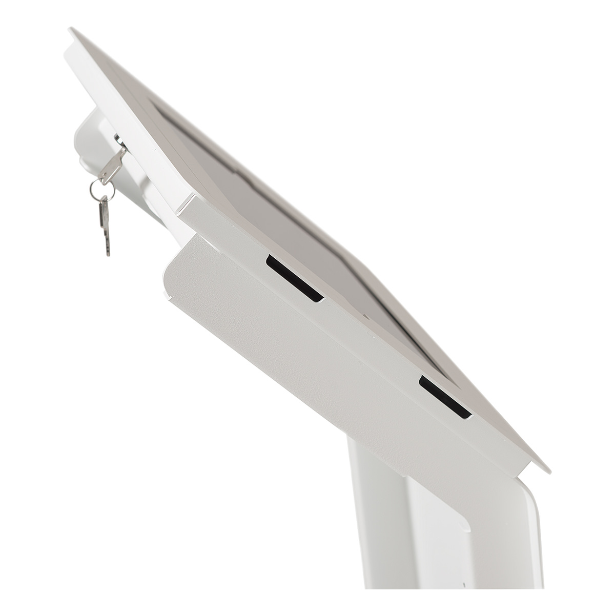 Bodenständer für iPad Pro 12,9 Zoll - abschließbar- weiß