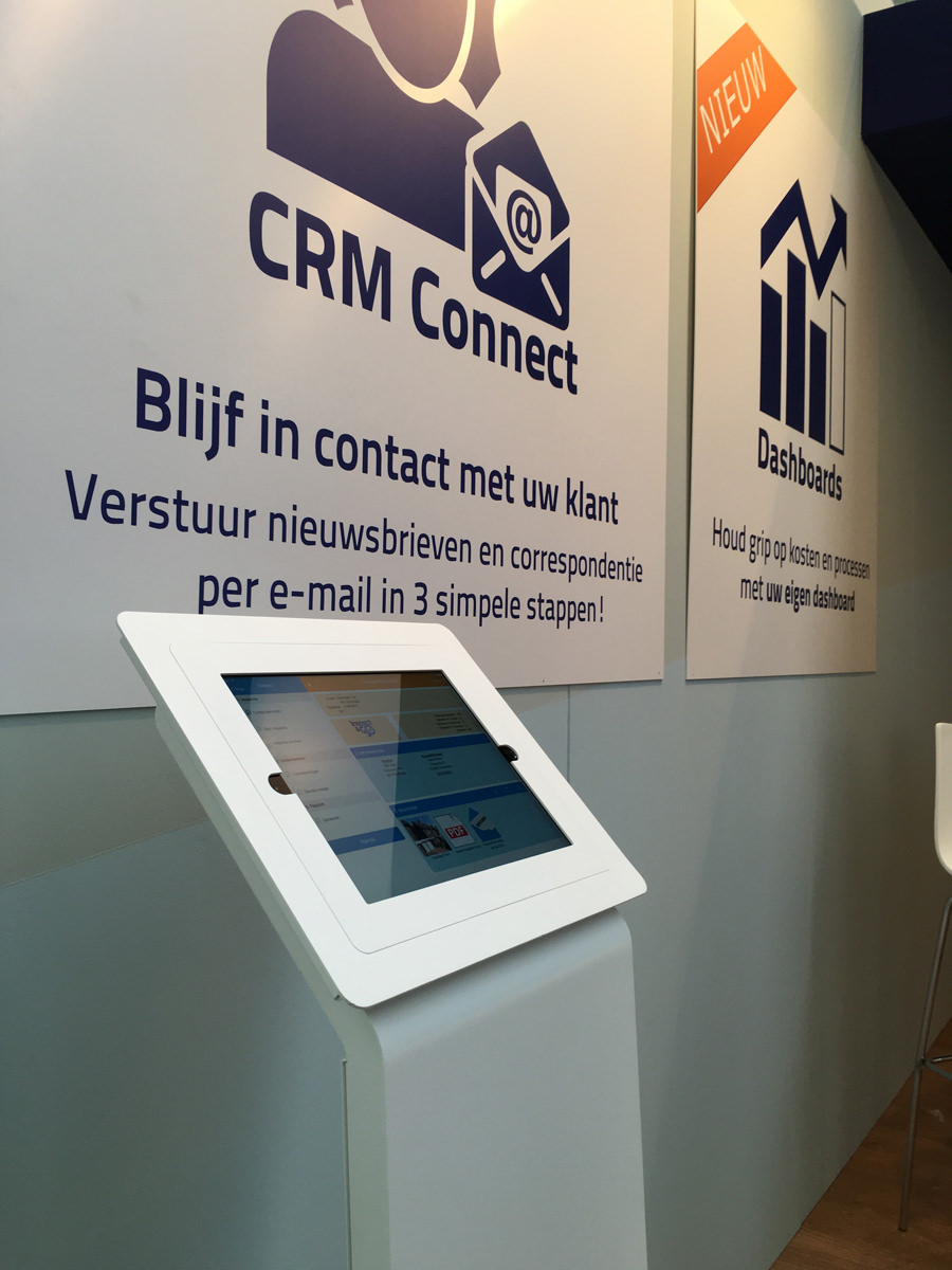 iPad Bodenständer weiß - Messe