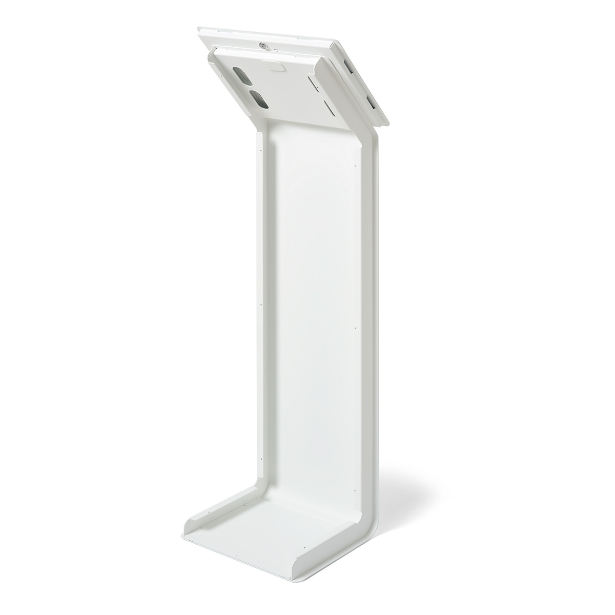 Bodenständer für iPad Pro 12,9 Zoll - Querformat - Rückseite - weiß