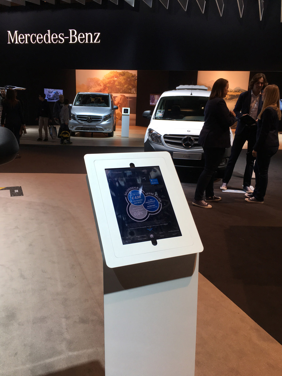 iPad Bodenständer - Messe 