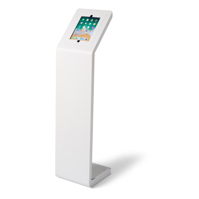 iPad Bodenständer Hochformat, weiß