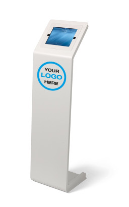 Firmenlogo auf Bodenständer