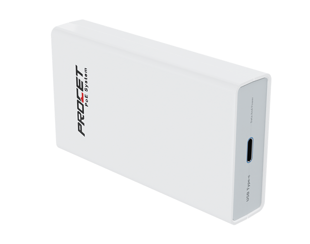 22W PoE-Adapter mit USB-C