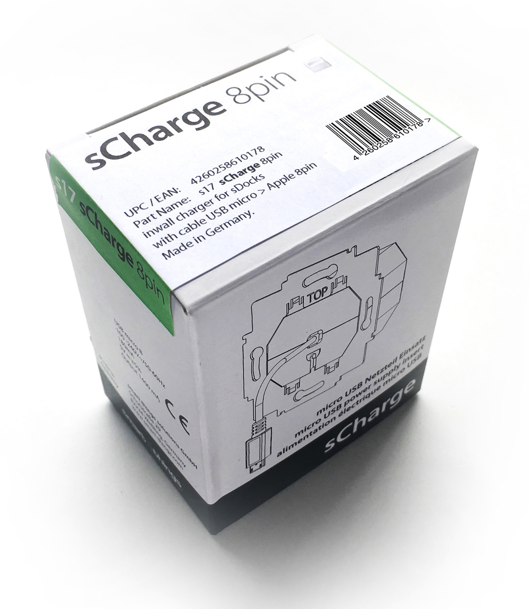 Unterputz-Netzteil inkl. Lightning Adapter, 12 Watt