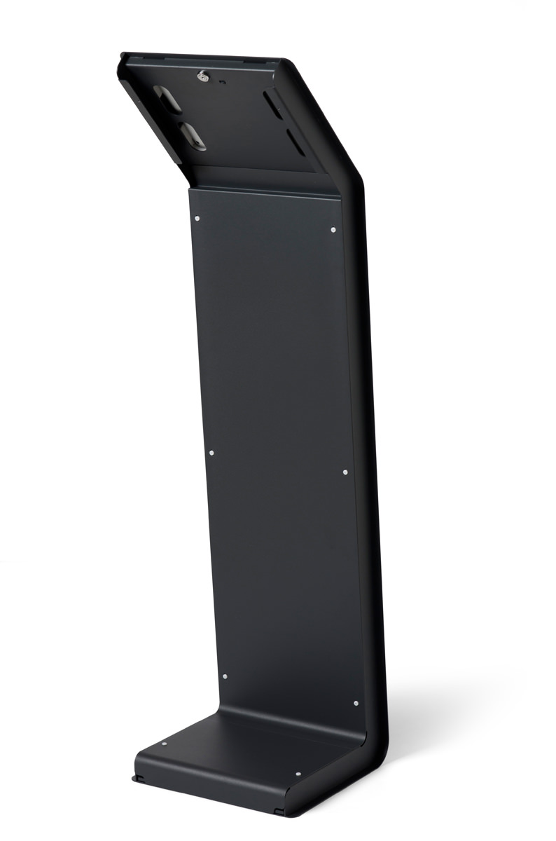 Abdeckung Rückseite für Tabdoq Bodenständer Hochformat, schwarz