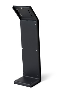 Abdeckung Rückseite für Tabdoq Bodenständer Hochformat, schwarz