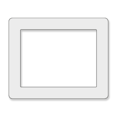 Ersatz Frontplatte für Tabdoq-Halterungen