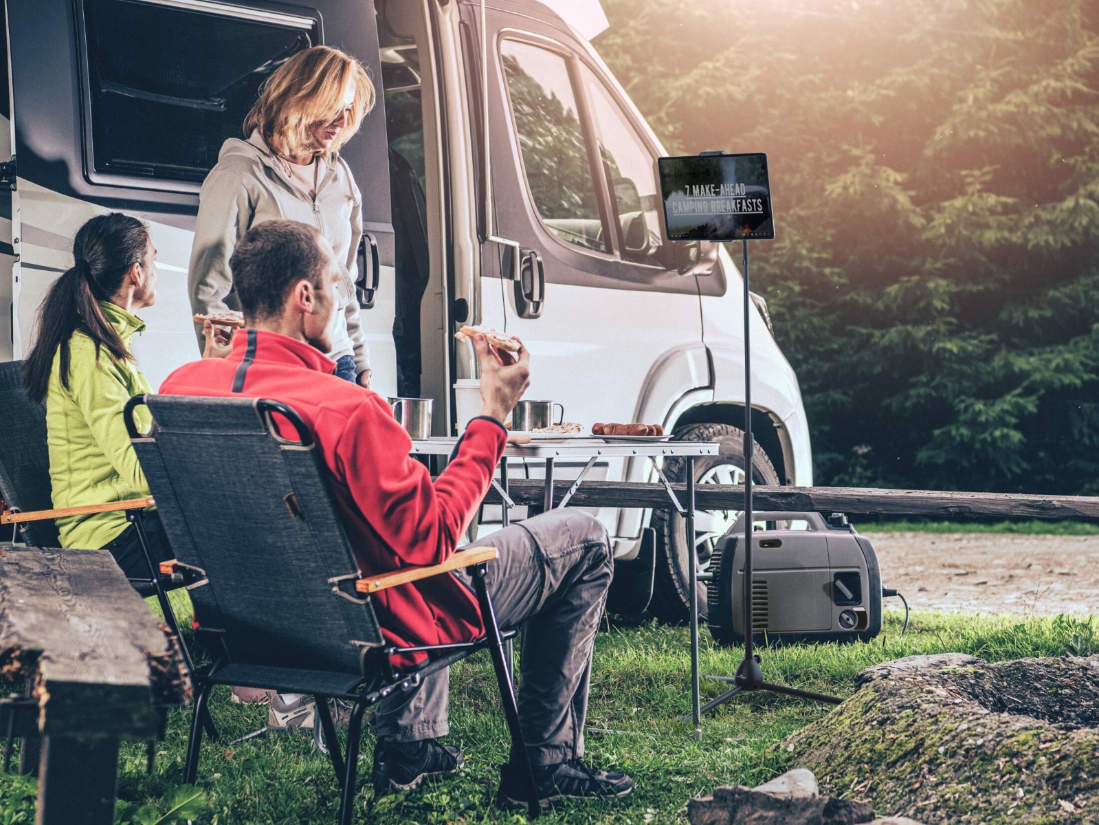 Universeller Tablet Bodenständer mit flexiblem Arm