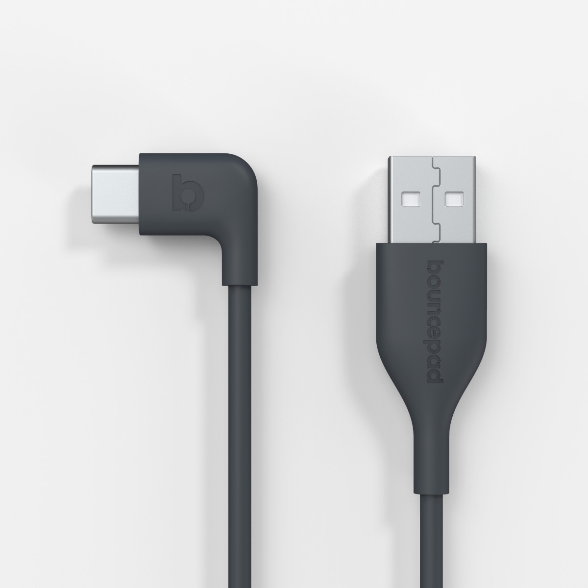 USB-C auf USB-A Kabel - Bouncepad - 2 Meter Rechter Winkel